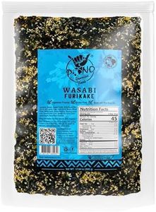 Pono Hawaiian WASABI NORI Furikake Rice Seasoning Premium Ingredients - Gluten-Free and Non-GMO-Multi-Purpose Rice Seasoning–Free from Preservatives and Artificial Colors–Japanese Seasoning-17.64 oz