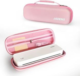 JADENS Portable Carry Case Compatible Portable Printers Compact Lightweight Design, Shockproof Waterproof Scratch Resistant(Pink)