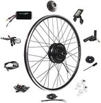 EBIKELING Waterproof Ebike Conversion Kit for Electric Bike 700C Front/Rear Wheel Electric Bicycle Hub Motor Kit, 750W, Rear/LCD/Thumb