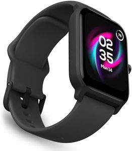 OCTANDRA Move 2 VeryFit 1.8" Bluetooth Answer Call Alexa Smart Watch Heart Rate Blood Oxygen Saturation Sleep Monitor Step Counter IP68 Activity Fitness Tracker Watches for Men Women (IDW13) (Black)