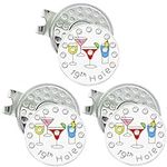 ONEDIGI Golf Ball Markers with Hat 