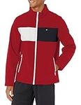 Tommy Hilfiger Mens Active Soft Shell Jacket, Red Two Tone Flag, Medium US