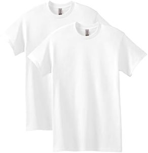 Gildan Men s Heavy Cotton Adult T-shirt, 2-pack Shirt, White, Medium US