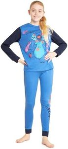 Disney Stitch Pijamas para Niños 6-11 Años - Conjunto de Pijamas de 2 Unidades Originales - Regalo Navidad Cumpleaños (Azul, 9-10 años)