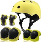 Strap Adjustable Helmet for Youth Kids Toddler Boys Girls,Protective Gear with Elbow Knee Wrist Pads for Multi-Sports Skateboarding Bike Riding Hiking Scooter Inline skatings Longboard Roller Skate