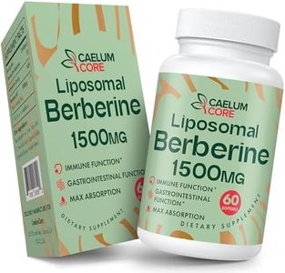 CaelumCore Liposomal Berberine HCL - Berberine 1500mg Activates AMPK & GLP-1, High Bioavailability Berberines Supplement for Women and Men, Berberine Plus Overall Health Support (1 Pack)