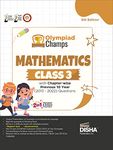 Olympiad Champs Mathematics Class 3 with Chapter-wise Previous 10 Year (2013 - 2022) Questions 5th Edition | Complete Prep Guide with Theory, PYQs, Past & Practice Exercise | [Paperback] Disha Experts