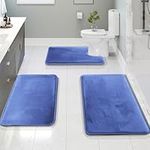 Clara Clark 3 Piece Bathroom Rugs B