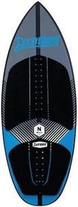 Doomswell Nitro Wakesurf Board – 4'6" Skim Wakesurf Board for Beginner & Intermediate Wake Surfing | Low Rocker, Single Fin, Compression-Molded High-Performance Design