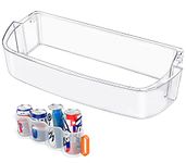 UPGRADED WPW10710203 Refrigerator Door Bin Shelf Replacement, Compatible with Whirlpool Kenmore Refrigerator Door Shelf Parts W10710203, W10451871, W10463668, AP6023888, PS11757236 with Soda Organizer