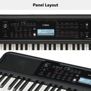 Yamaha PSR-E383 Portable Keyboard – 61-Key Digital Piano