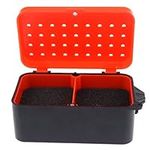 Dovewill Portable Fishing Tackle Box Maggot Earthworm Worm Bait Lure Storage Case - M