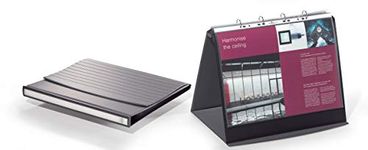 Durable DURASTAR Table Flipchart Stand | A3 Landscape Format | Grey Colour | Ideal for Presentations and Meetings