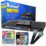 Mr Entertainer MKP100 Kids Childrens Party Package. CDG DVD MP3G Karaoke Machine Player with HDMI/Record/Rip/USB. Includes Kids Party & Kids Movies Songs. Disney