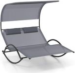 HAPPYGRILL Outdoor Chaise Lounge Ro