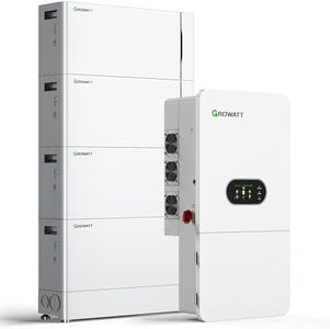 GROWATT 10KW Hybrid Solar System, 4×5120Wh LFP Battery 48V Home Backup | UL1741 & IEEE1547,200A Charging,120V/240V Split‑Phase,Supports Li/Lead‑Acid Batteries For Backup Power,Off‑Grid