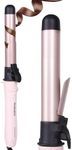 Rotating Curling Iron, NDLTER Global Voltage Automatic Curling Iron with Clamp, 5 Heat Settings 360° Rotatable Power Cord, Automatic Reset Function Hair Curler Automatic Rotating for Short Hair