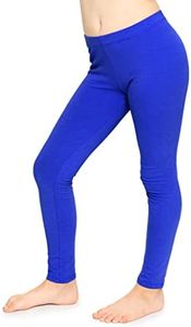 Girls Cotton Leggings Footless Stretch Leggings for Girls Soft Durable Kids Pants Toddler Youth Sizes 2-16