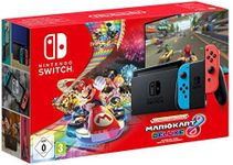 Nintendo Switch Neon-Rot/Neon-Blau (2019 Edition) Mario Kart 8 Deluxe Bundle