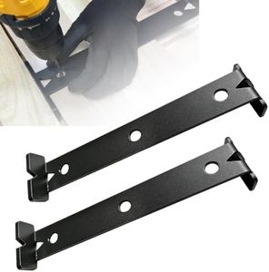2-in-1 Deck Spacer Tool, Heavy-Duty 304 Stainless Steel with 1/8" & 3/16" Gaps, for 5.5-Inch Treated Wood or Composite Decking Alignment Jig for Professional & DIY (2-Pack, Black)
