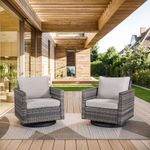 Rilyson Patio Chairs Rocking Swivel