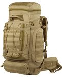 BACKFERRY Large Military Tactical Backpack Army Rucksack Internal Frame Hydration and MOLLE Compatible for Camping,Hunting,Backpacking,Hiking and Wild Adventure 70L