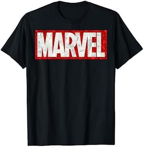 Marvel Comic Strip Logo Fill T-Shirt