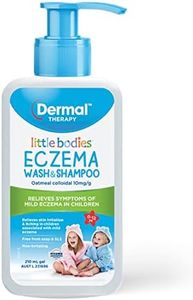 Little Bodies Dermal Therapy Eczema Wash & Shampoo | Relieves Symptoms of Mild Eczema and Dermatitis in Children | 210ml