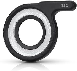 JJC LED Light Guide Ring for Olympus Tough TG-7 TG-6 TG-5 TG-4 TG-3 TG-2 TG-1 Digitial Camera, Macro Ring Light Replace Olympus LG-1, Compatible with TG7 TG6 TG5 TG4 TG3 TG2 TG1