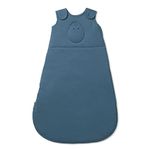 Nested Bean Zen Sack® Winter | Infant Sleep Sacks | Baby 0-24 M | TOG 2.5 | Eases Swaddle Transition | Aids Self-Regulation (Dusk (Blue), 0-6 Months)