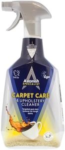 Astonish Carpet and Upholstery Cleaner (750ml) - Powerful Carpet Cleaner for Wool (Woolsafe Accredited) & Synthetic Fabrics