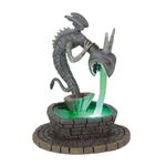 Department56 Nightmare Before Christmas Village Accessories Town Square Fountain Lit Resin Figurine, 5", Multicolor