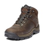 Timberland Men's Flume Mid Waterproof Hiking Boot, Dark Brown, 11