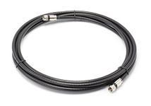 THE CIMPLE CO 35 Foot Black - Solid Copper Coax Cable - RG6 Coaxial Cable with Connectors, F81 / RF, Digital Coax for Audio/Video, Cable TV, Antenna, Internet, & Satellite, 35 Feet (10.5 Meter)