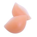 Jo Thornton Style 6 - Up to 2 cups size boost. Silicone Breast Enhancers for Bras (AKA Chicken Fillets, Bra pads, Bra inserts, Bra Fillers, Gel Bra Pads) - Fab for many cup sizes -195g (White Skin)