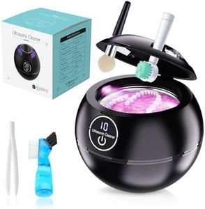 Ultrasonic Retainer Cleaner Machine, 45kHz Dental Cleaning Pod for Denture, Mouth Guard, Night Guard & Aligner Cleaner, 190ml Ultrasonic Jewellery Cleaner with Lower Noise