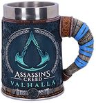 Assassin's Creed Nemesis Now B5335S0 Officially Licensed Valhalla Viking Game Tankard, Resin w. Stainless Steel, 300 milliliters, Multicolour