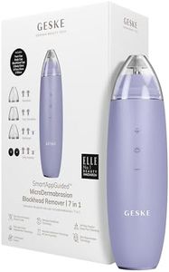 GESKE SmartAppGuided™ MicroDermabrasion Blackhead Remover | 7 in 1 | Blackhead Remover | Electric Pore Cleaner | Innovative Vacuum Cup | Beauty Tool | Skin Cleansing Device | Skincare Device