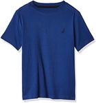 Nautica Boys' Short Sleeve Solid Cr