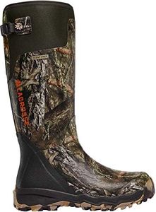 LaCrosse Alphaburly Pro 18" Hunting Boots for Men Featuring Waterproof Rubber, Adjustable Gusset, and EVA Footbed, Mossy Oak Break-up Country, 9