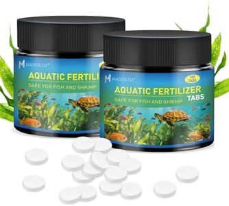 Maozyiltle Root Tabs, Aquarium Plant Fertilizer, Aquarium Water Care Tabs, 100 Tabs Aquarium Plant Food Safe for Fish and Shrimp, Aquatic Plant Fertilizer for Planted Aquarium Substrate (2 * 100)