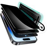 ESR 3 Pack for iPhone 14 Pro Max Privacy Screen Protector, Anti-spy Tempered-Glass Privacy Screen Protector with Flawless Fit Tray