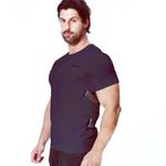 Men's Concealed Carry Underarm Holster Shirt Stretch Tight Tactical T-Shirt - Conceal Carry Bottom Shirts