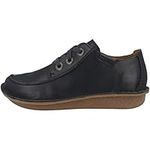 Clarks Women's Funny Dream Oxford, Navy Leather, 5.5 UK