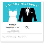 Amazon Shopping Voucher - Tux & Dress - Wedding wishes