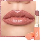 Oulac Pink Moisturising Lipstick -Matte Lipstick for Women, Nude Nourishing Lip Care, Satin Matte Finish, Creamy Texture, Highly Pigmented, With Shea Butter, Vegan Clean Beauty 4g SG06 Babe