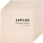 Basswood Sheets for Crafts 16Pcs 12