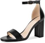 Fericzot Heels for Women Open Toe A