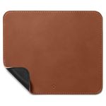 Spigen Mouse Pad Velo Vegan PU Leather with Non Slip Rubber Mat - Brown