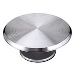 Aluminium Cake Decorating Stand Revolving 12 Inch Cake Turntable for Cake, Cupcake Decorating Supplies